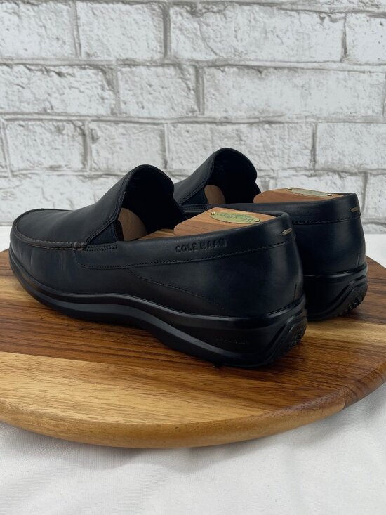 Cole Haan Grand OS C25938 Mens 10 M Black Leather Slip On Dress Loafers main image 6
